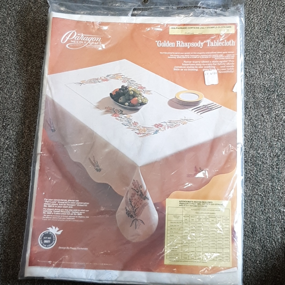 NWOT Tablecloth to Embroider